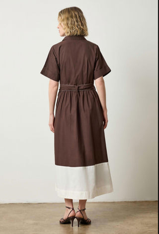 Lilla P - Collared Maxi Shirt Dress