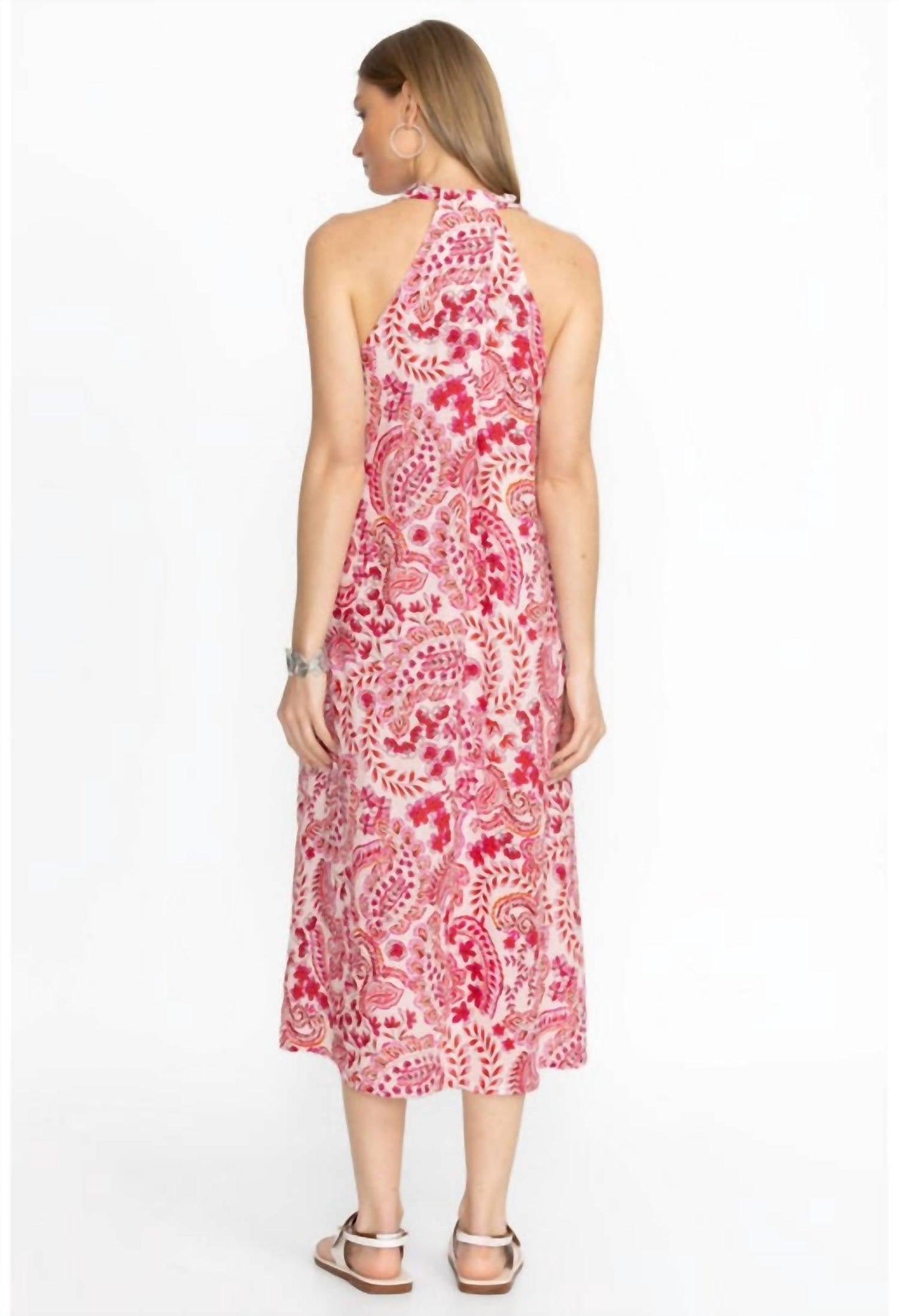 Johnny Was - CRISSCROSS LINEN DRESS