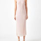 2.7 August Apparel - Rhinestone Mesh Midi Dress