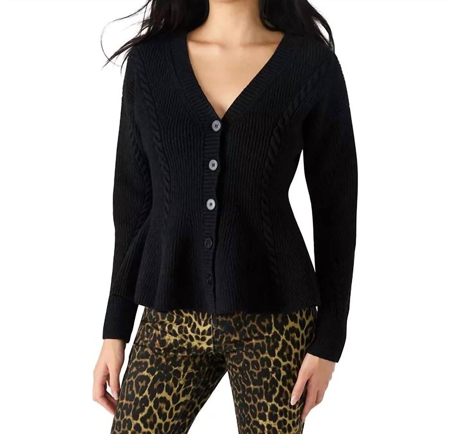 Steve Madden - Sasha Peplum Cardigan