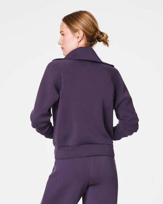 Spanx - Top com meio zíper Airessentials