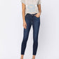 Judy Blue - Mid Rise No Destroy Skinny Denim Jeans