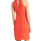 Vince Camuto - Halter Neck Chain Necklace Mini Dress