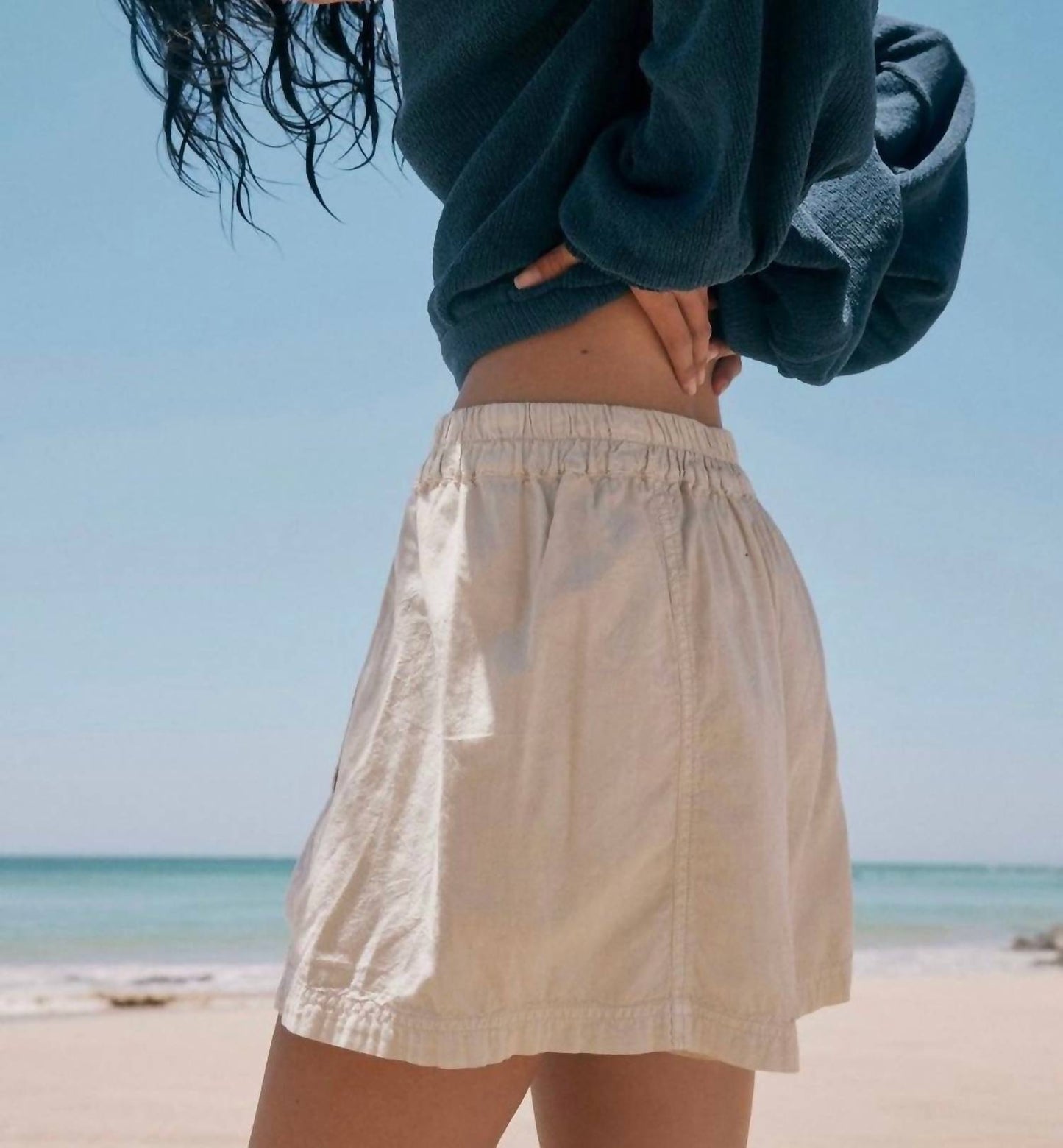 Free People - Poplin Pull On Short