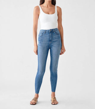 Dl1961 - Calça Jeans Feminina Chrissy Skinny Instasculpt de Cintura Alta
