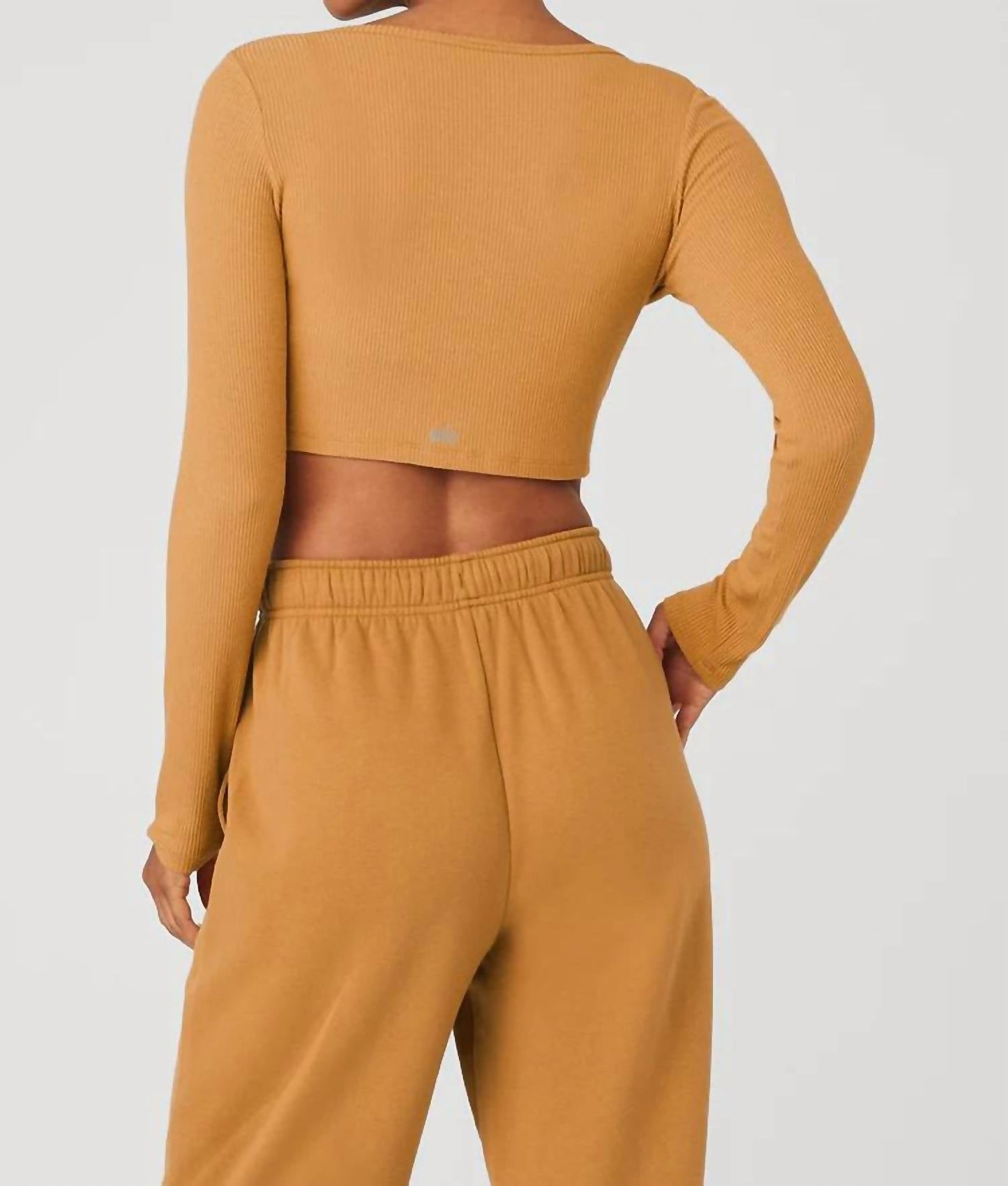 Alo Yoga - Whisper Ribbed Cropped Cardigan Sweater