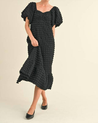 &amp;Merci - Vestido texturizado Felicia Bubble