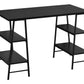 Computer Desk For Home Office, Storage Shelves, Industrial Design
