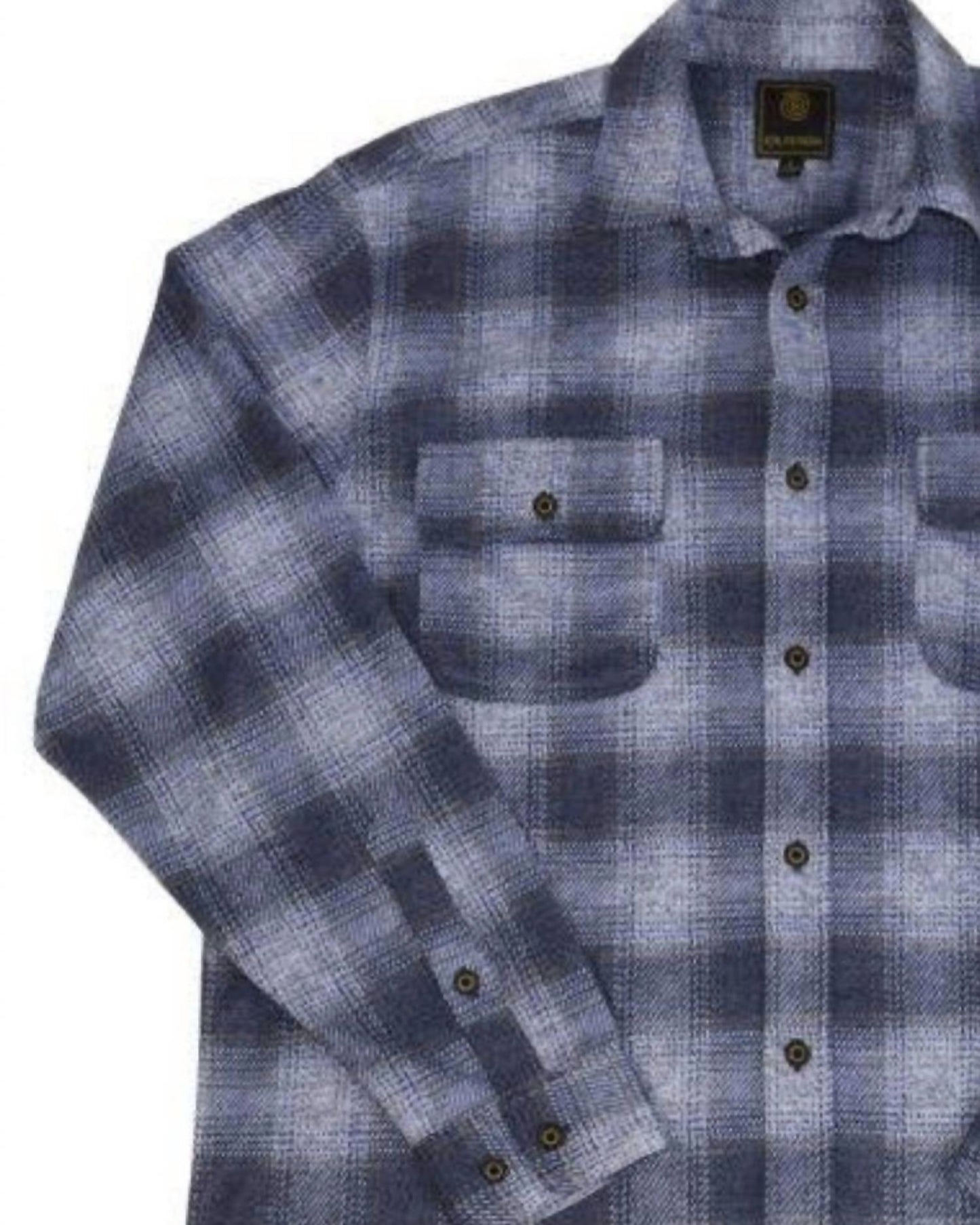 F/X Fusion - Men's Long Sleeve Flannel Plaid Polo