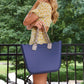 Jen & Co. - Women's Rose Scalloped Versa Tote With Interchangeable Straps