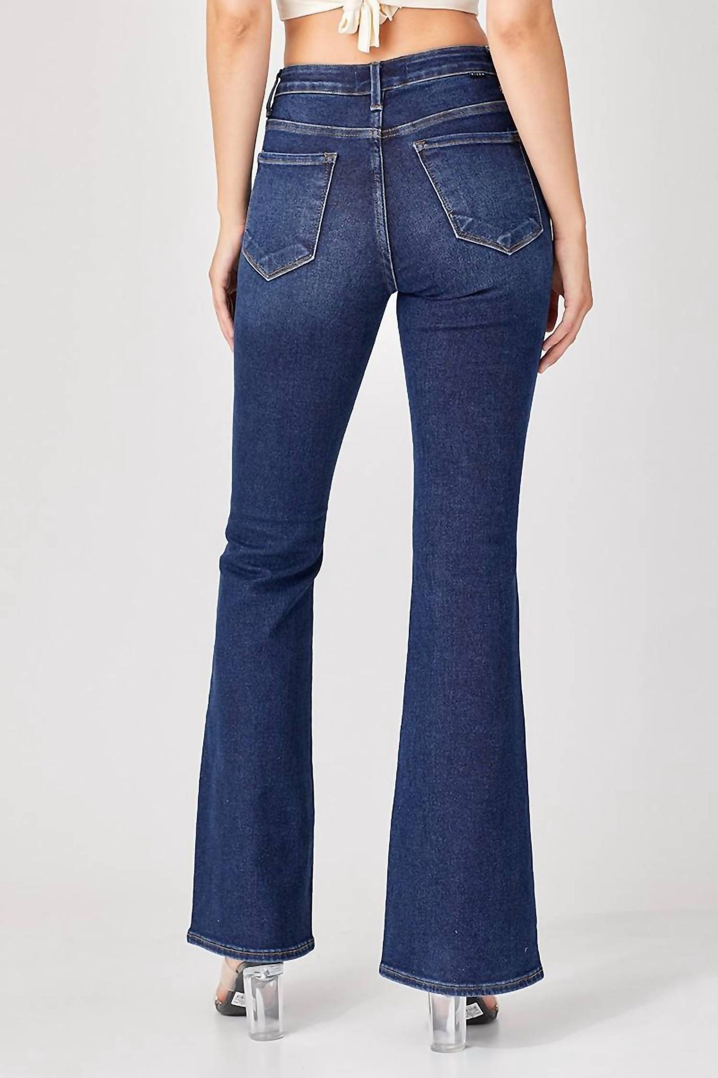Risen - High Rise Basic Flare Jeans