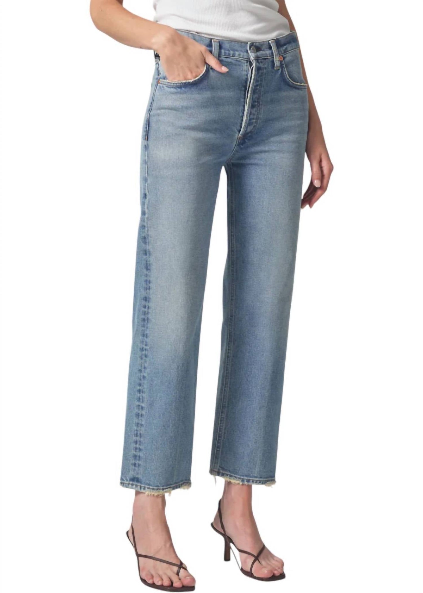 Citizens Of Humanity - Fontana Florence Wide Straight Jeans