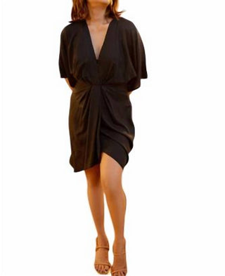 Elan - Vestido curto drapeado