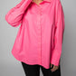 Good American - COATED POPLIN WEEKEND SHIRT