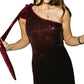 Anna Grace - Giana Sequin & Velvet Tie Mini Dress
