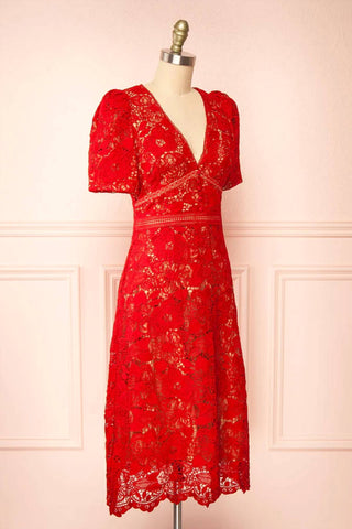 Adelyn Rae - Crochet Lace Dress