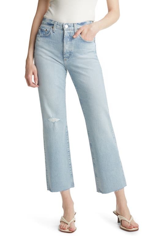 AG Kinsley High Waist Crop Jeans in Summer Solstice, Size 28