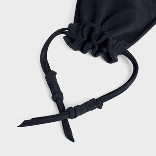 Lemiz - Bolsa tiracolo feminina mini Bowie com cordão