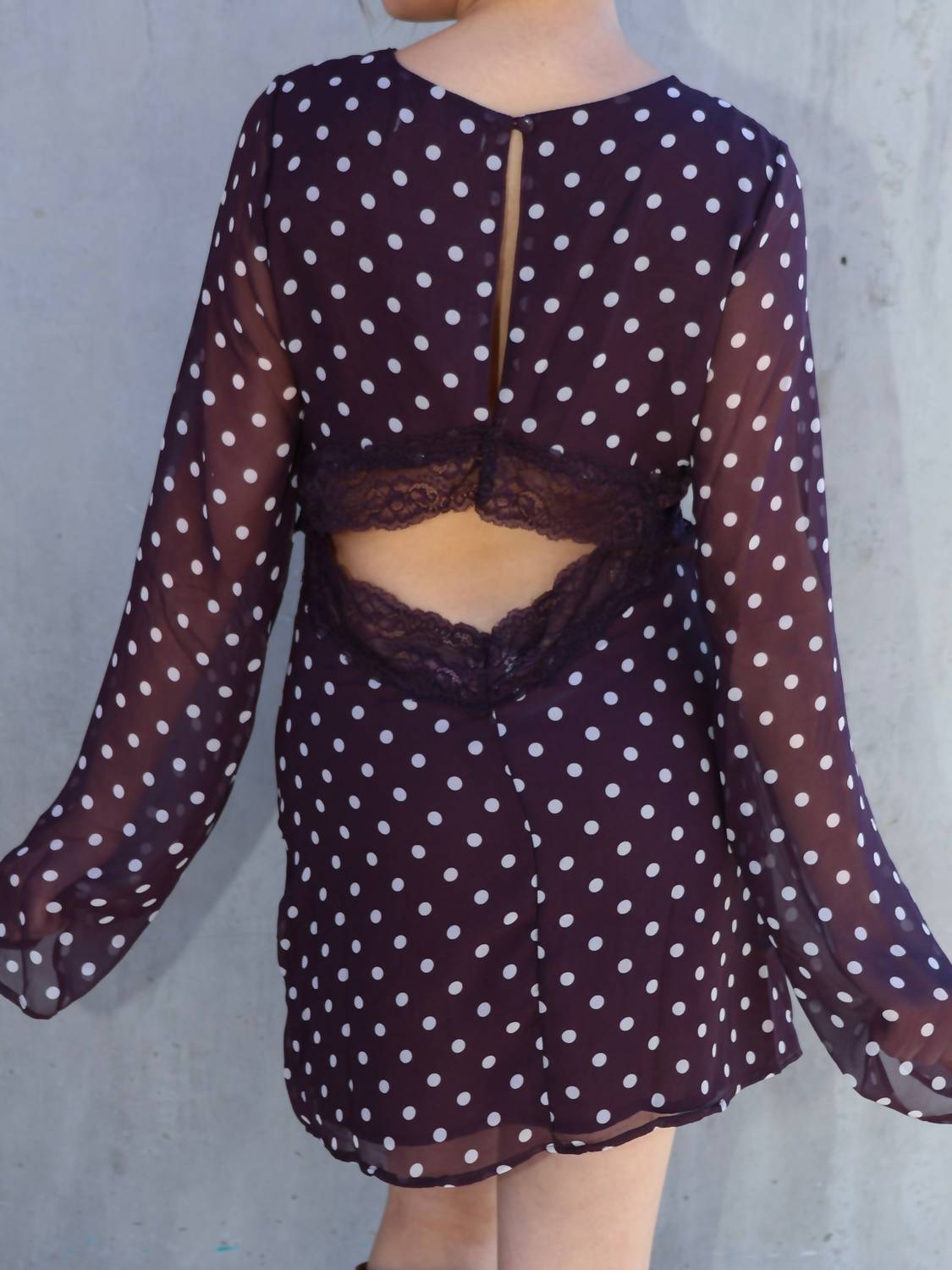 Bailey Rose - Lassie Long Sleeve Mini Dress