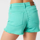 Judy Blue - mid rise garment dyed shorts