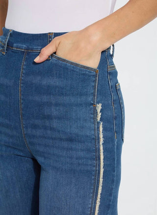Lysse - Calça jeans feminina Noah com franjas