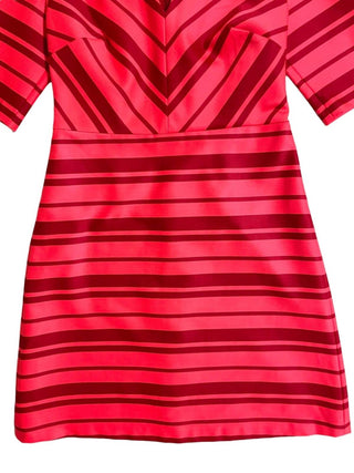 Ralph Lauren - Women's Striped V-neck A Line Dress