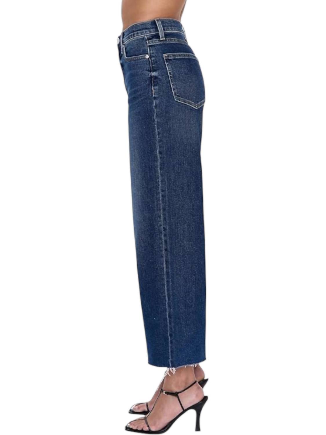 Pistola - Lana Crop High Rise Ultra Wide Leg Jeans