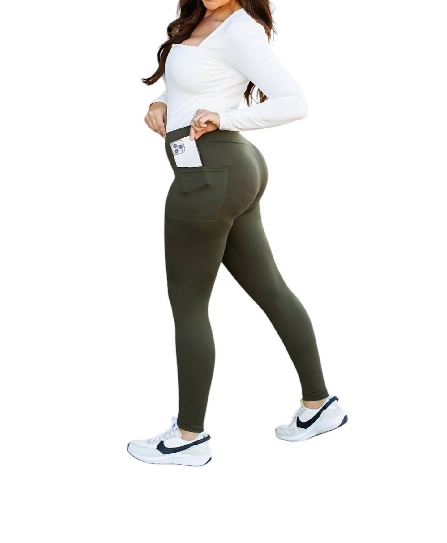 Julia Rose - Full-length Leggings With Pocket