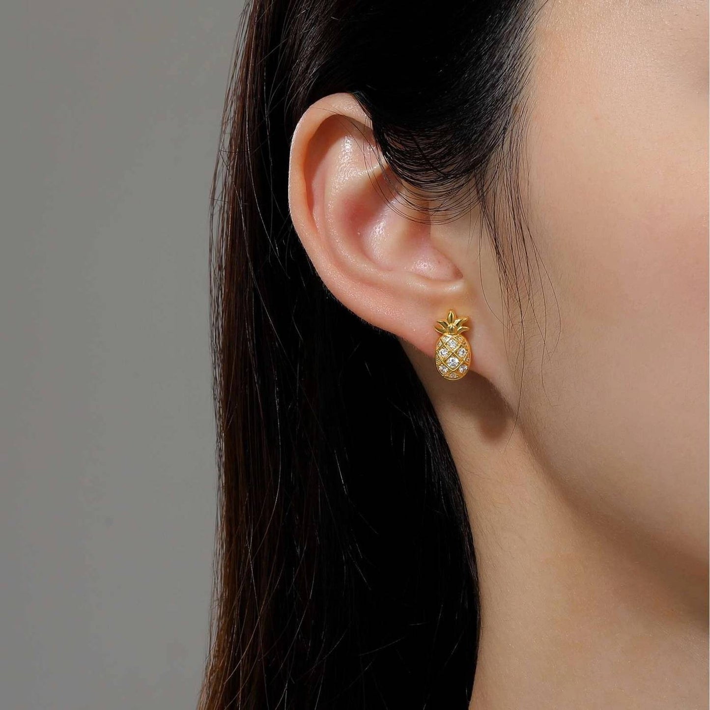Lafonn - Women's Pineapple Stud Earrings