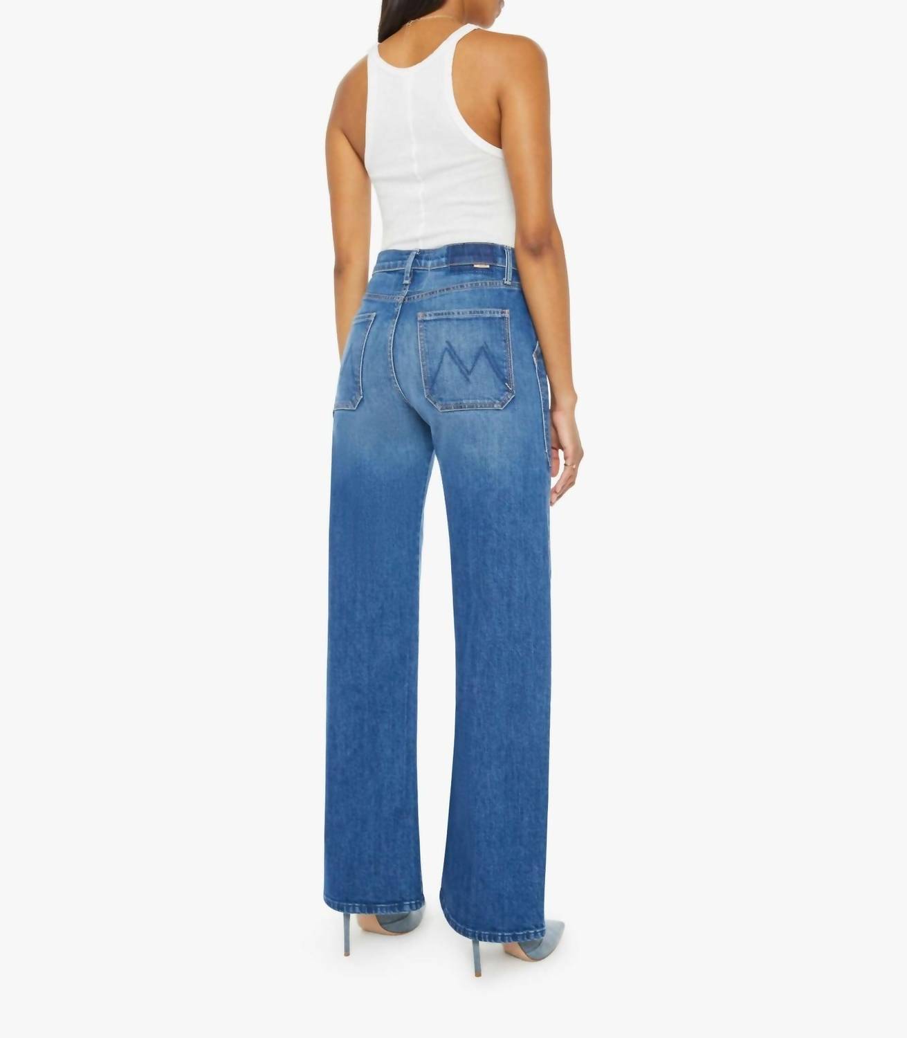 Mother - Lasso Utility Sneak Wide-leg Jeans