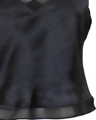 Lucy Paris - Women's Mayra Satin Mesh Tank Top