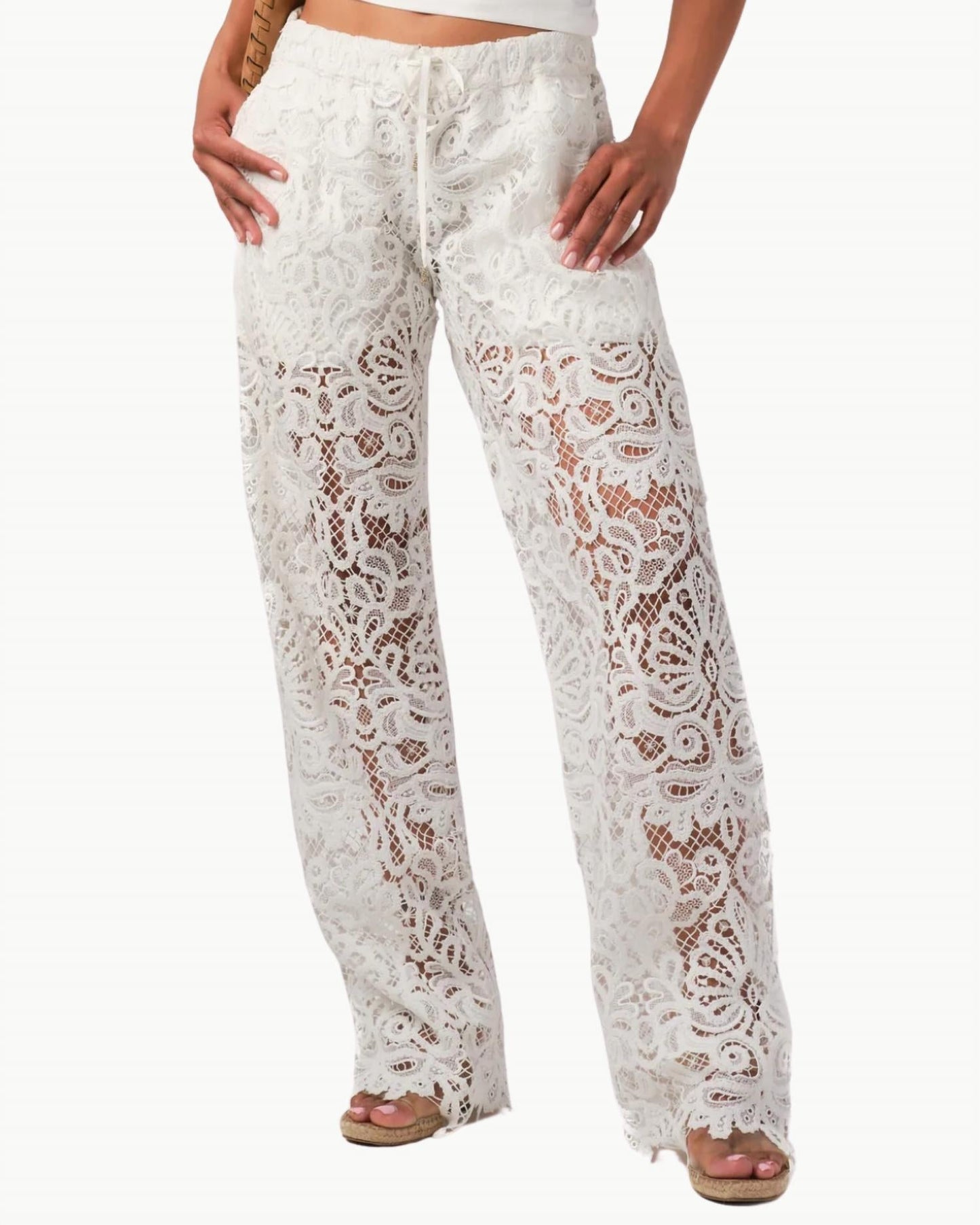 Calypso St. Barth - Brie Crochet Lace Pants