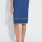 Lysse - Evelina Fringed Denim Pencil Skirt