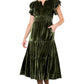 Thml - Velvet Tiered Maxi Dress