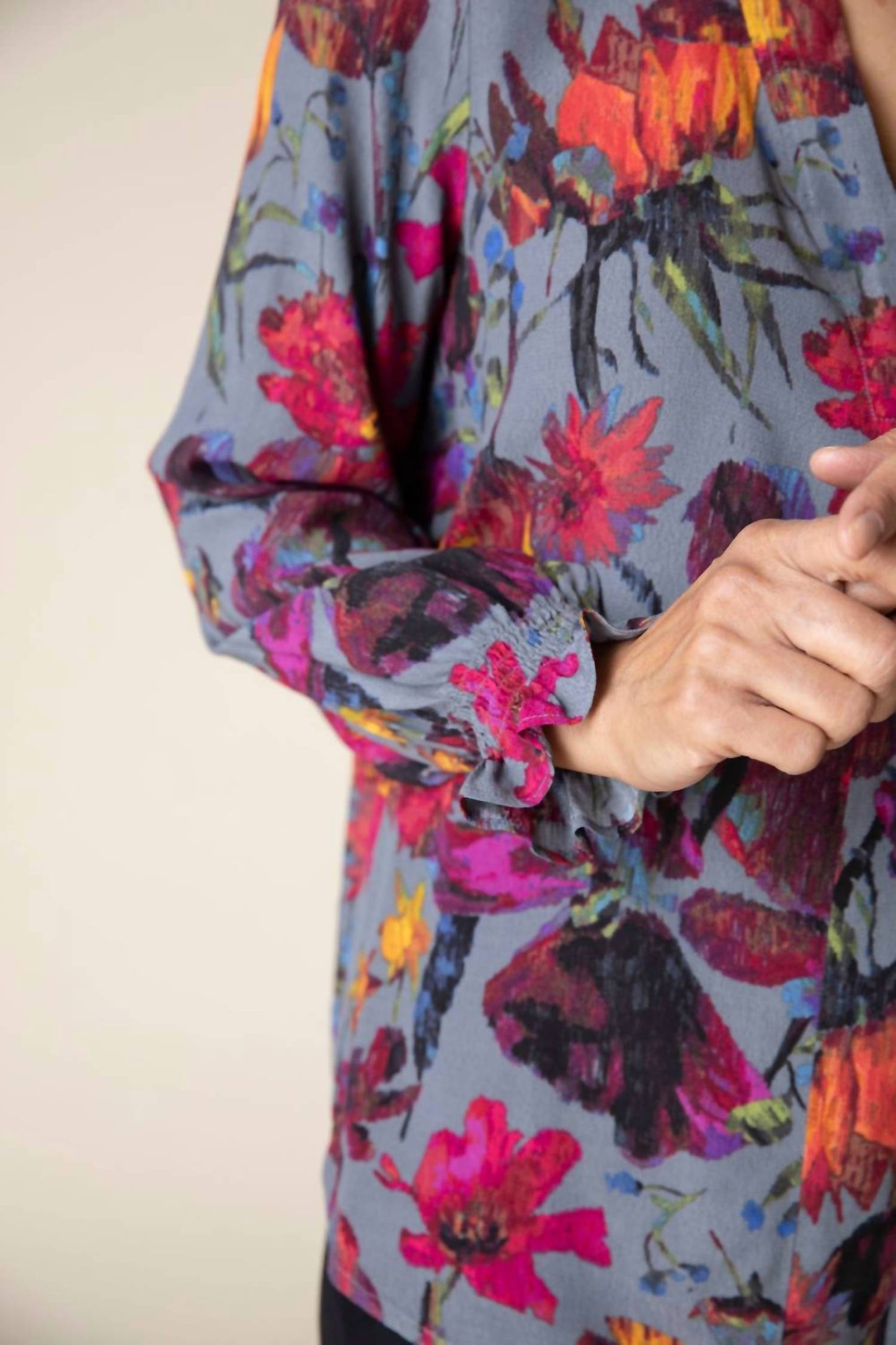 Habitat - Vintage Print Flounce Shirt