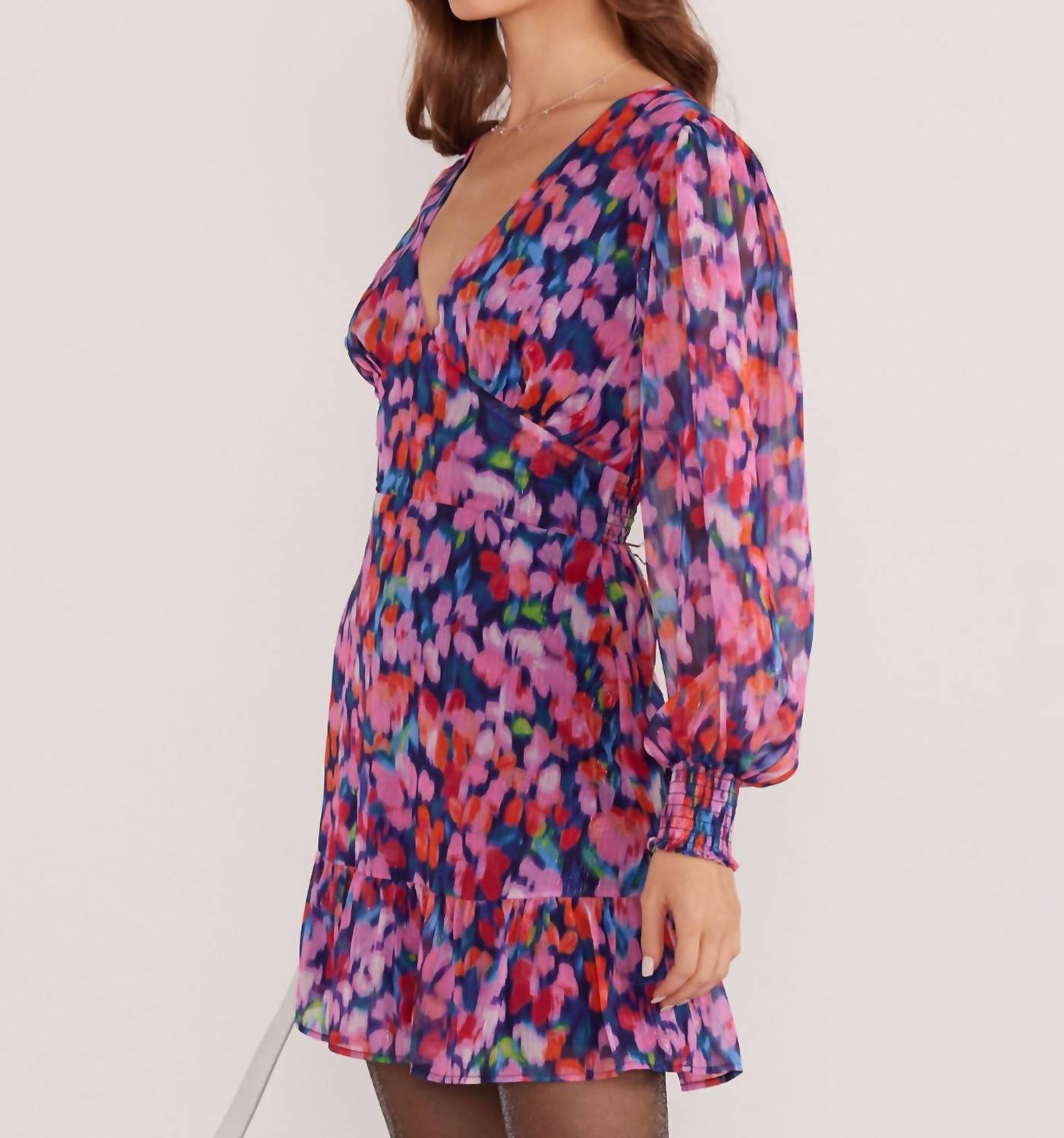 Minkpink - Calista Chiffon Mini Dress