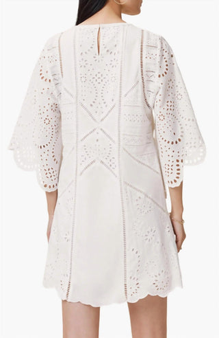 Allsaints - Luci Eyelet Embroidered Minidress