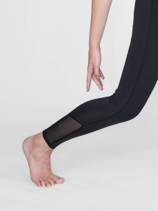 Body Wrappers - Recycled Polyester Legging With Mesh Insert