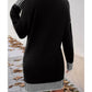 1 The Woman - Turtleneck Pullover Sweater Dress