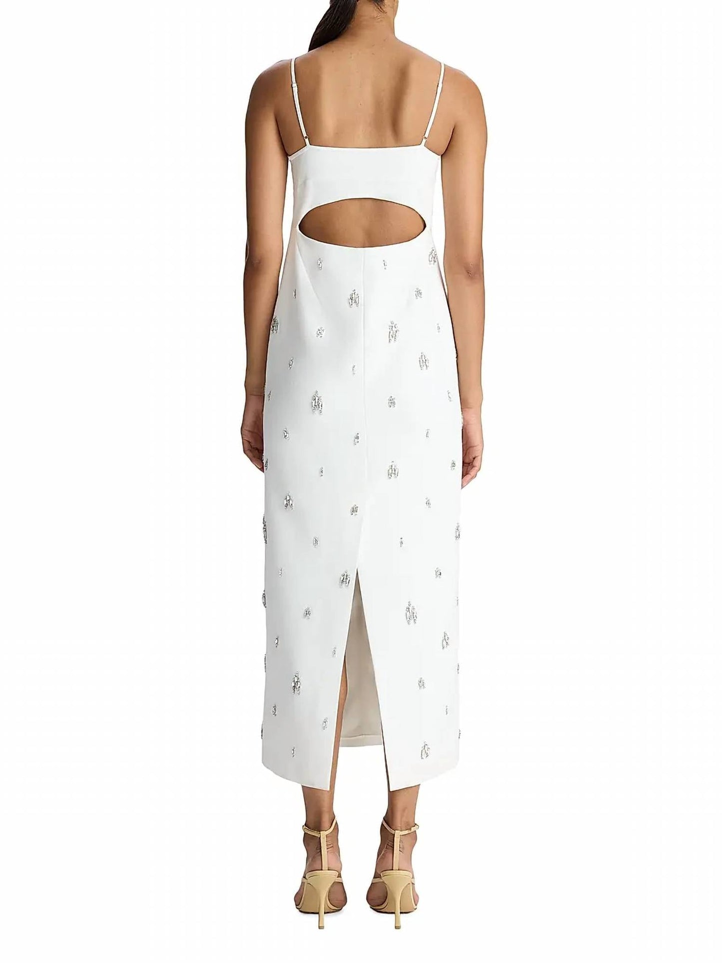 A.L.C. - Alana Crystal Embellished Midi Dress