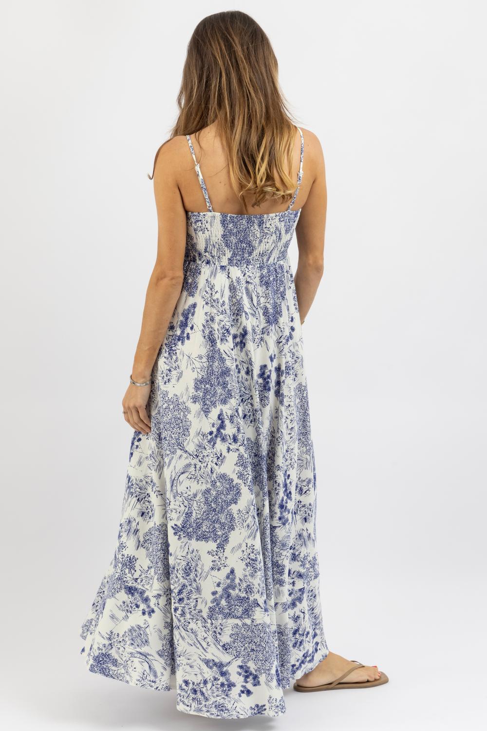 Olivaceous - Henny Floral Maxi Dress