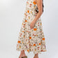 Bailey Rose - Pumpkin Harvest Strapless Midi Dress