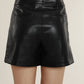 Dolce Cabo - High Waisted Faux Leather Shorts