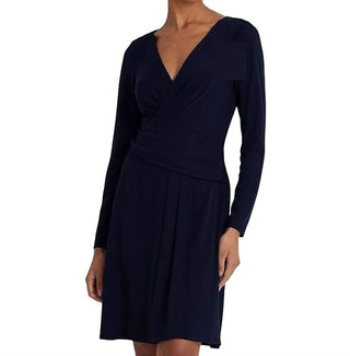 Ralph Lauren - Vestido de manga comprida em jersey