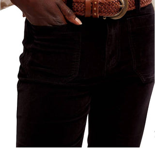 Free People - Calça Flare de Veludo High Time Kick