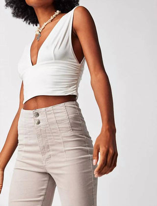 Free People - Jayde Corduroy High Rise Flared Jean