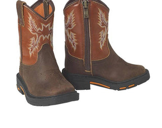 Ariat - Toddler's Workhog Zip Side Stomper Boot