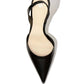 Proenza Schouler - Slash Slingback Pumps in Spazzolato Leather