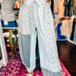 Pol - Denim Patchwork Floral Jogger