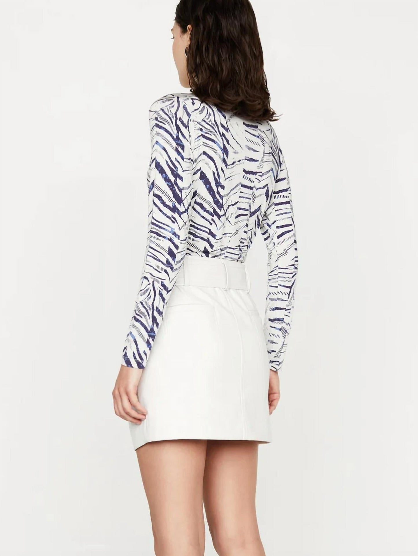 Marie Oliver - Vallie Vegan Leather Mini Skirt